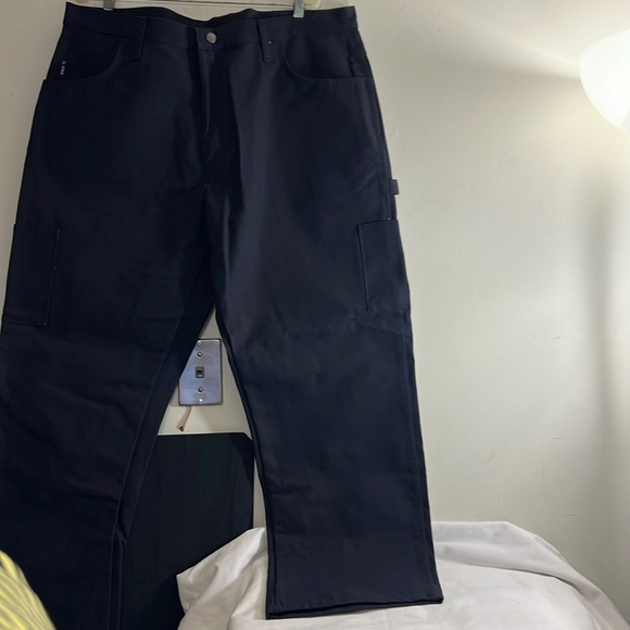NEW Bulwark PLJ8NV1 Excel FR ComforTouch Dungaree - Picture 1 of 6
